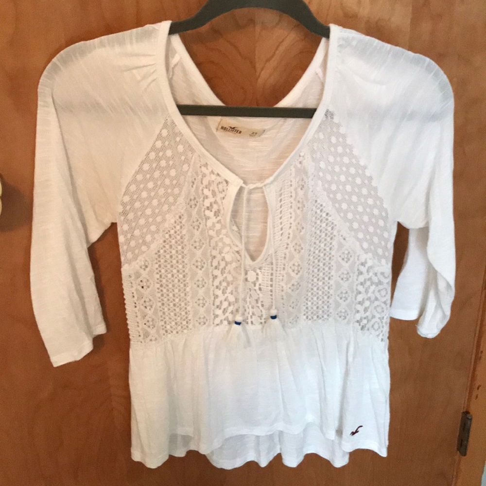 3/4 length boho blouse
